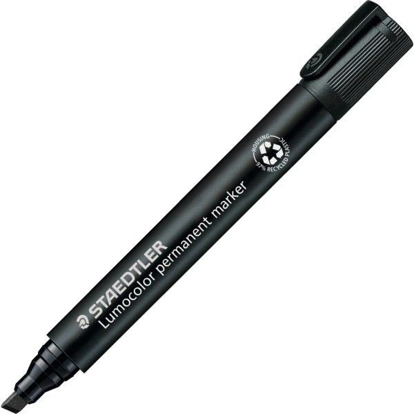 Staedtler Lumocolor 350 märkpenna, snedskuren, per