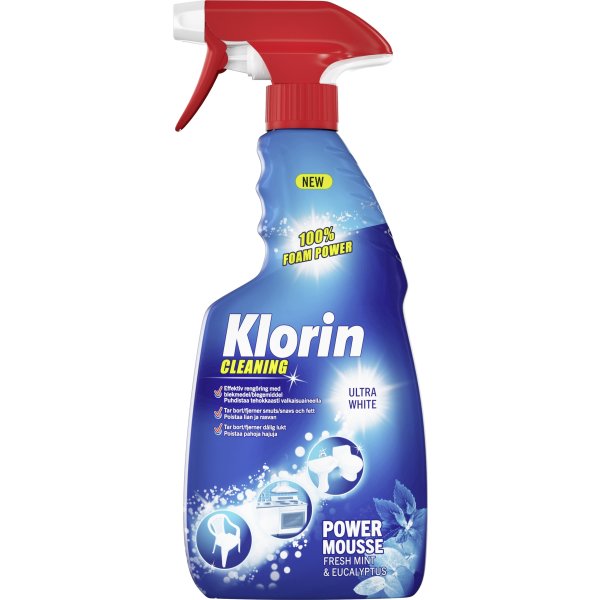 Rengöringsspray Klorin Power Mousse 500 ml
