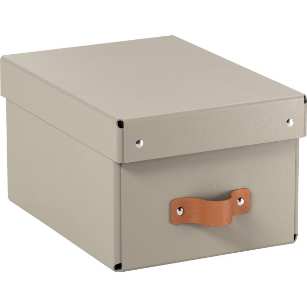 Leitz Puro Box med lock | S | Beige | 2 st.