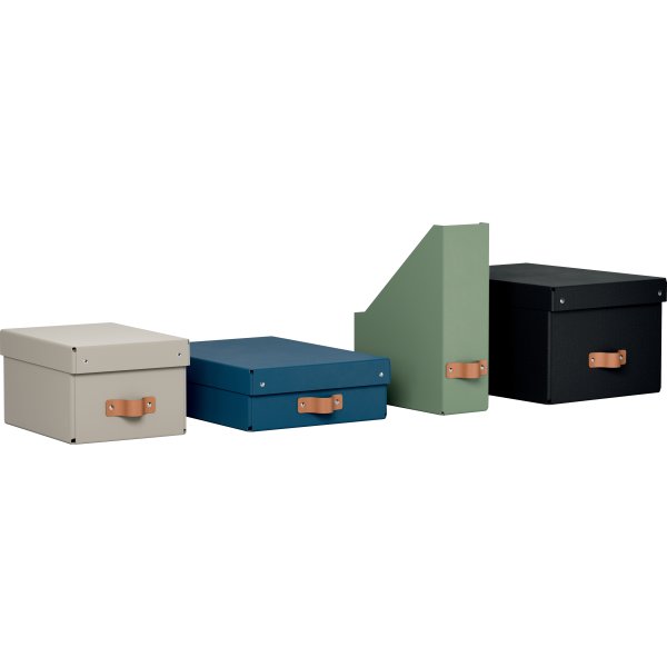 Leitz Puro Box med lock | S | Blå | 2 st.