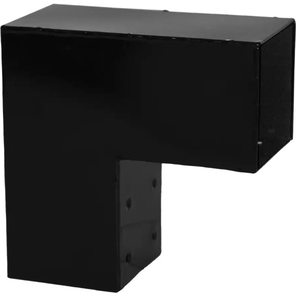 Plus Arcade Pergola modell 1, 1 fack, svart/svart