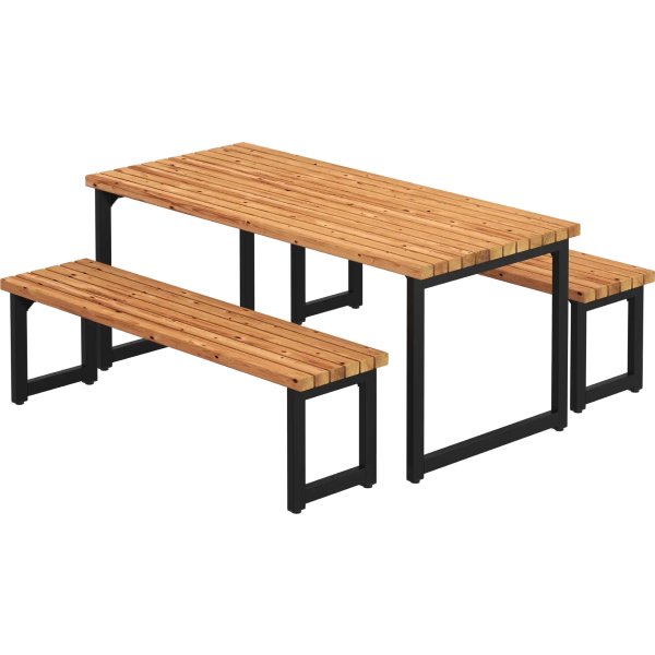 Plus Trend Living Plankset, Thermowood/svart