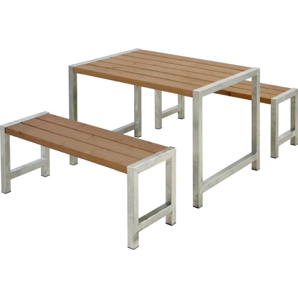 Plus Cafe Plankset L. 127 cm, Thermowood