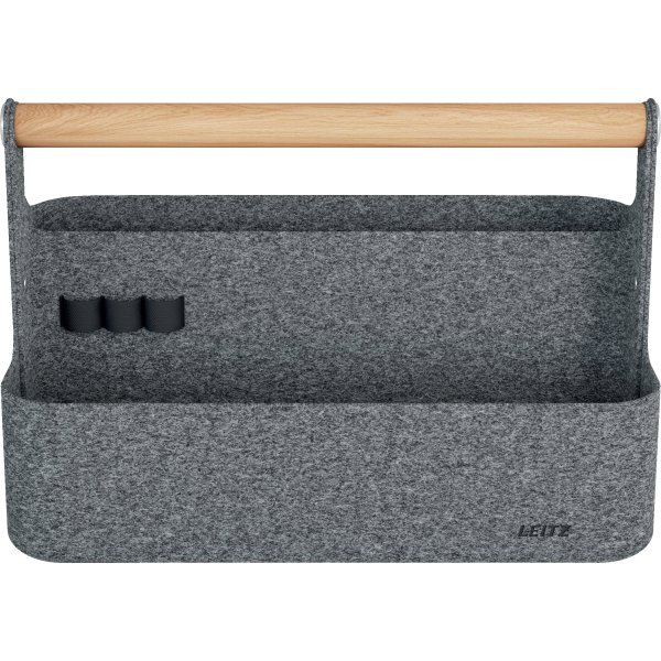 Leitz Skrivbordsorganisatör | Bärbar | Grå filt