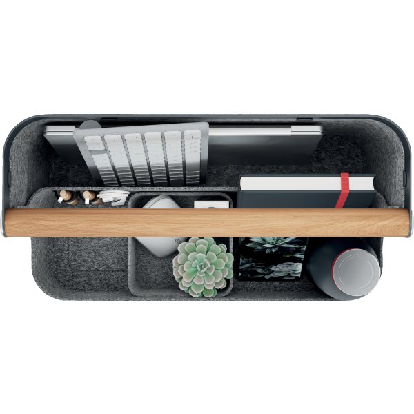 Leitz Skrivbordsorganisering | Häng. | Grå filt