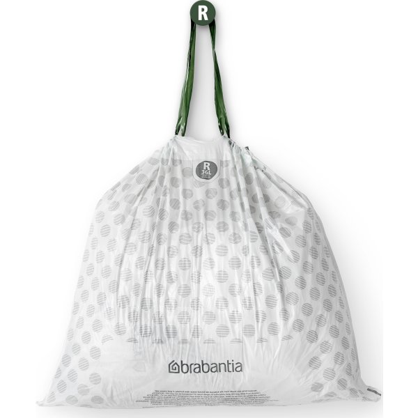 Brabantia Soppåse R | 36 L | Vit | 20 st.