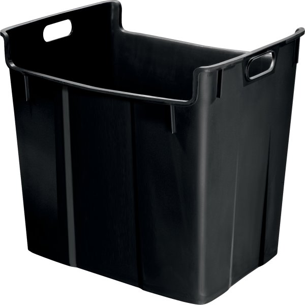 Leitz Basko 40 papperskorg, svart