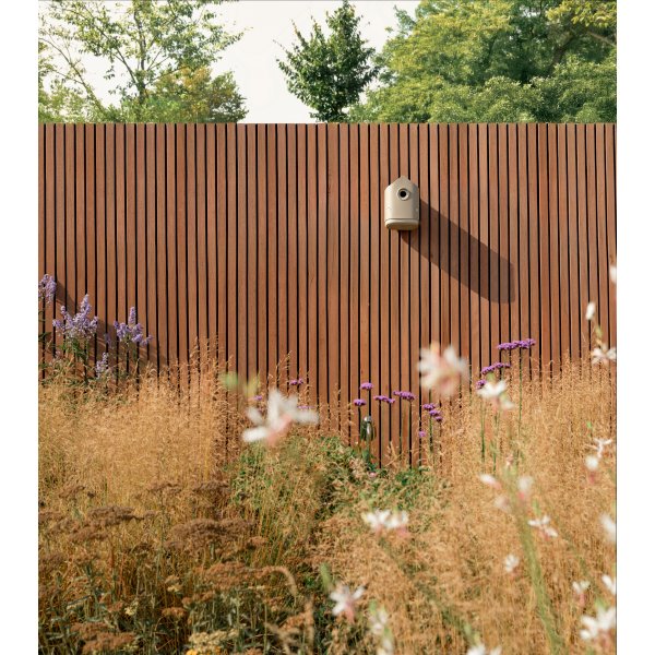 Elho Cosy Fågelhus, 18 cm, mushroombeige