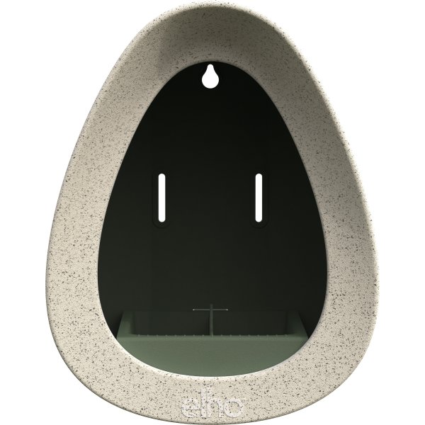 Elho Essential Fågelhus, 18 cm, fibrous grey