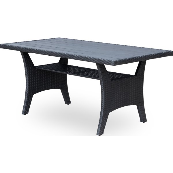 OUTDOOR hörnsoffa/loungeset, svart