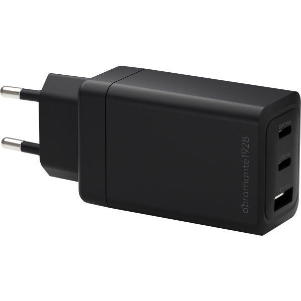 DBRAMANTE1928 Väggladdare, 2xUSB-C 65W + 1xUSB
