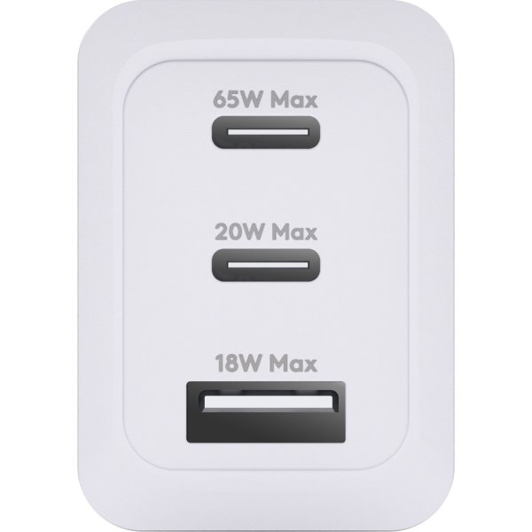 DBRAMANTE1928 Väggladdare, 2xUSB-C 65W + 1xUSB