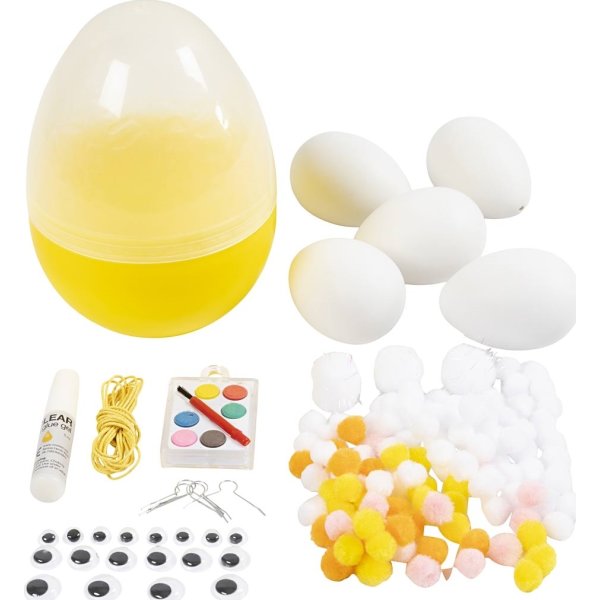 DIY Mix Påskägg, H: 14 cm, diam. 11 cm