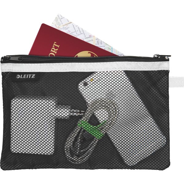 Leitz WOW Dragkedjeficka | L | Svart