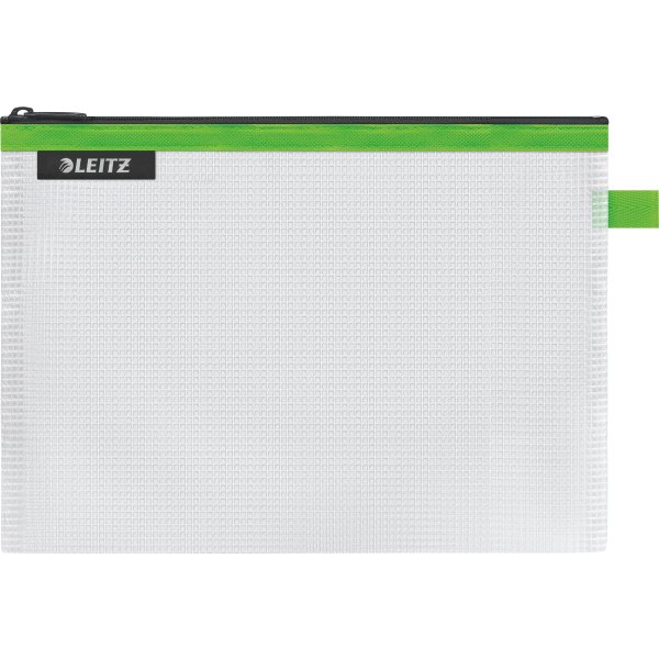 Leitz WOW Vattenavvisande dragkedjeficka, M | Grön