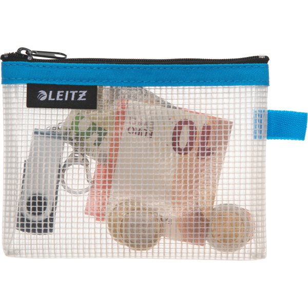 Leitz WOW Vattenavvisande blixtlåspåse | S | Blå