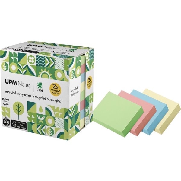 UPM Notes | 50x40 mm | Pastellmix