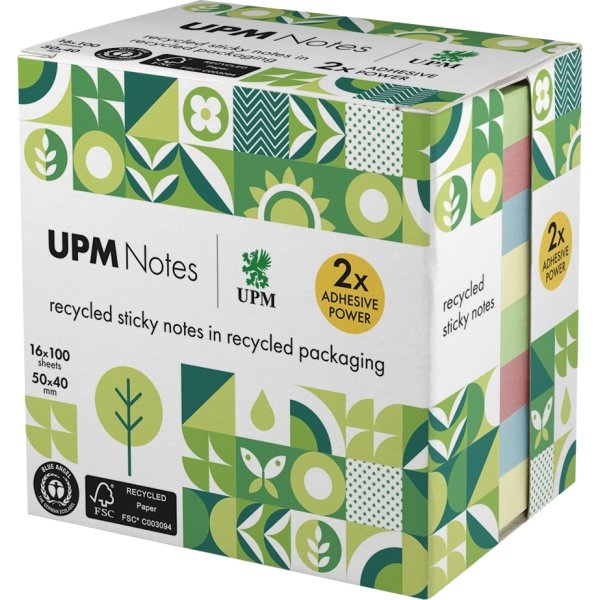 UPM Notes | 50x40 mm | Pastellmix