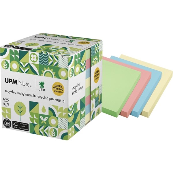 UPM Notes | 75x75 mm | Pastellmix