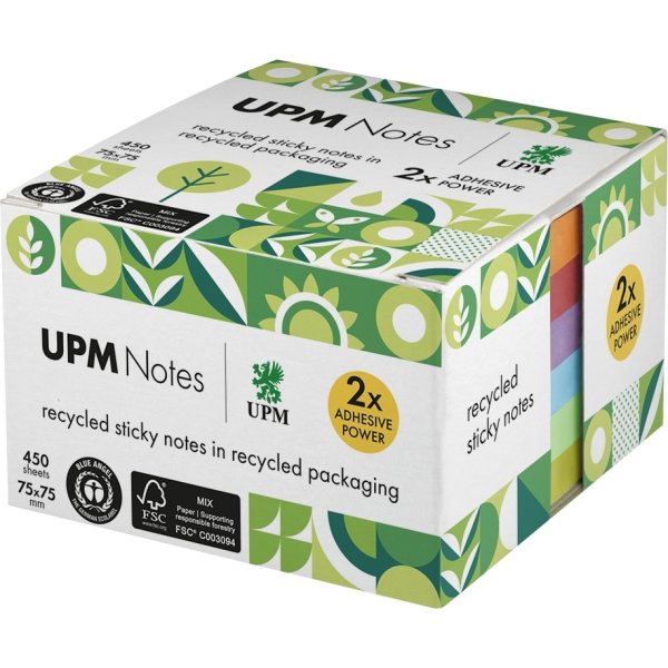UPM Notes Cube | 75x75 mm | Färgblandning