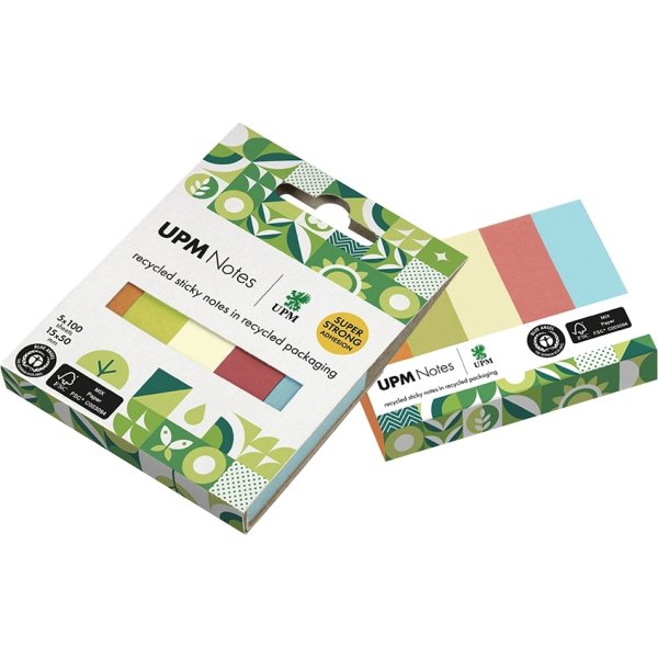 UPM Indexflikar | 15x50 mm | 5 färger
