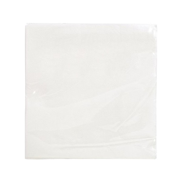 Servett 2-lags EXACO 38x38cm vit 40/fp