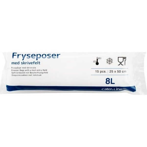 Fryspåse LDPE 8L 36my 15/rl