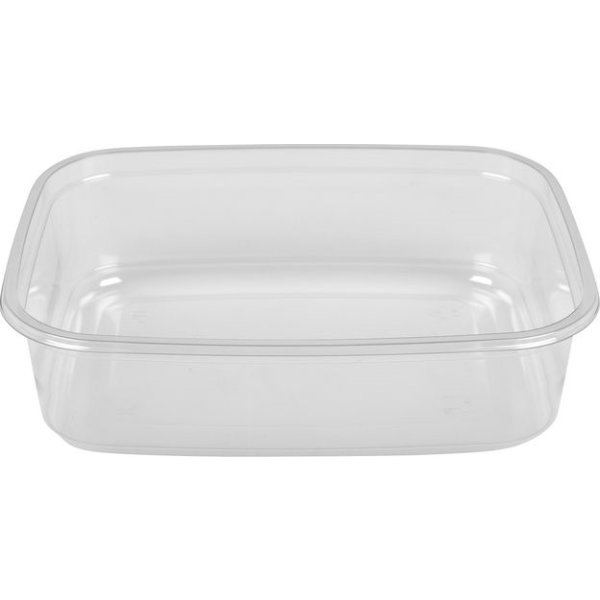 Plastform klar rektangulär 350ml 60/fp
