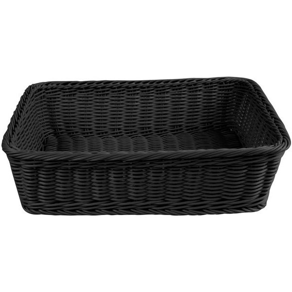 Brödkorg 38x29cm svart