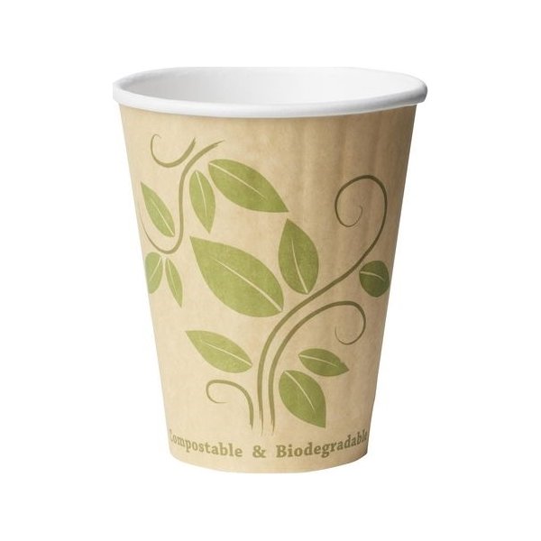 Pappersbägare DUNI 24cl Löv 40/fp