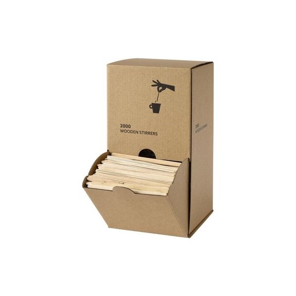 Rörpinne Trä dispenserbox 11cm 2000/fp