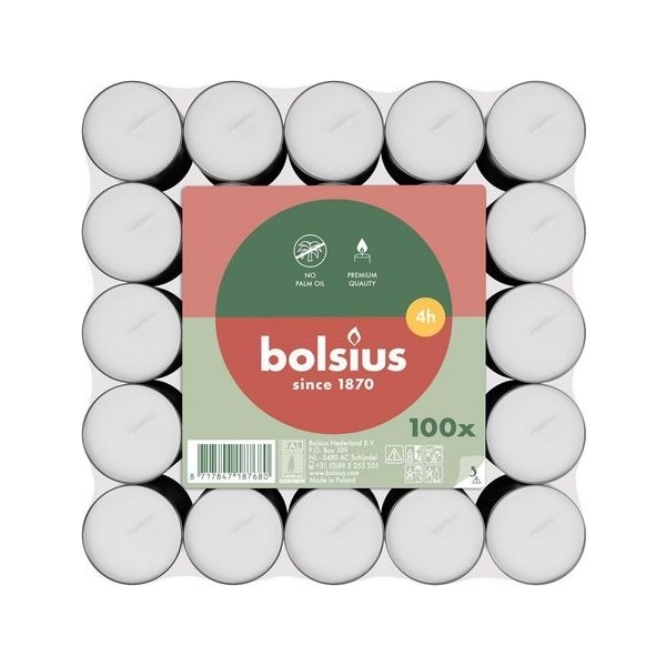 Värmeljus BOLSIUS 4h 100/fp