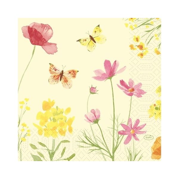 Servett Poppy 3-lags 33X33cm 50/fp