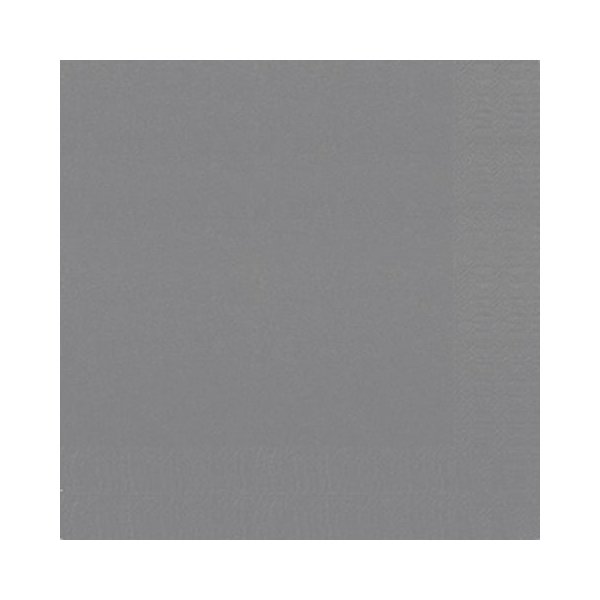 Servett 3-lags 40x40cm granitgrå 125/fp