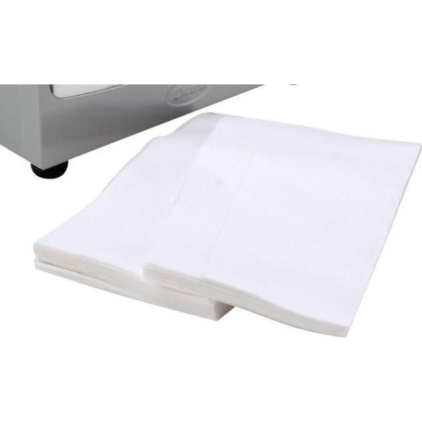 Servett disp Duni 33x32cm vit 750/fp