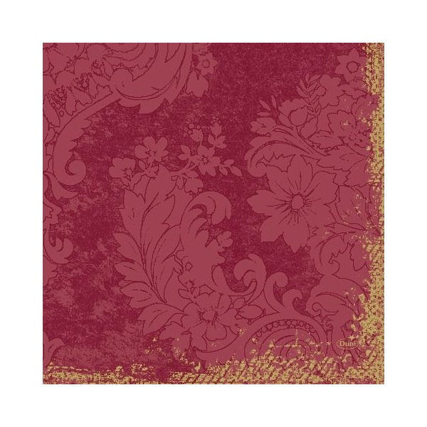 Servett 3-lags 33x33cm Royalvinröd250/fp