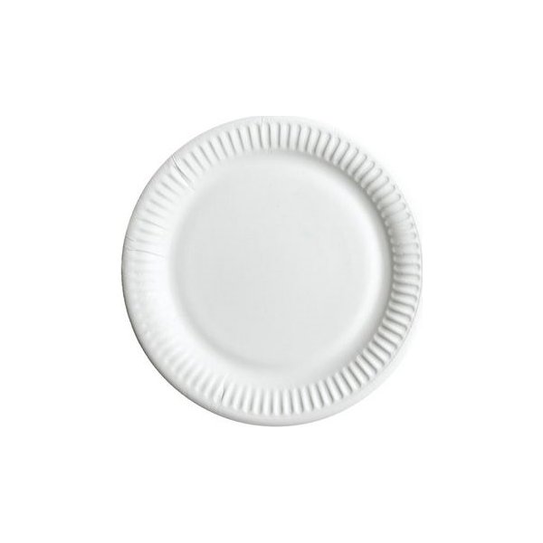 Tallrik papper 23cm Svanen 50/fp