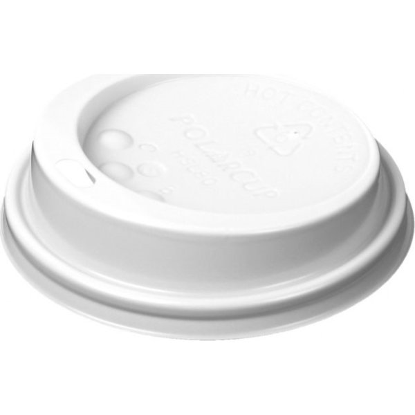 Lock till 250ml bägare vit 100/fp