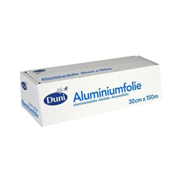 Aluminiumfolie DUNI box 30cmx150m