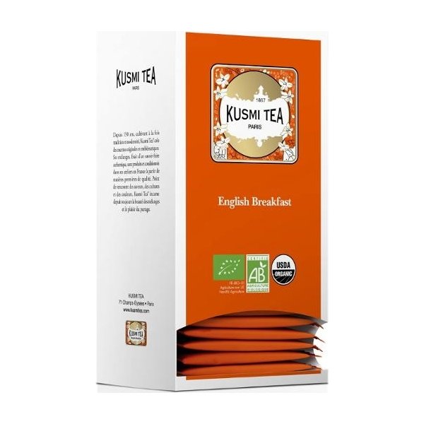 Te KUSMI Eko English Breakfast 25/fp