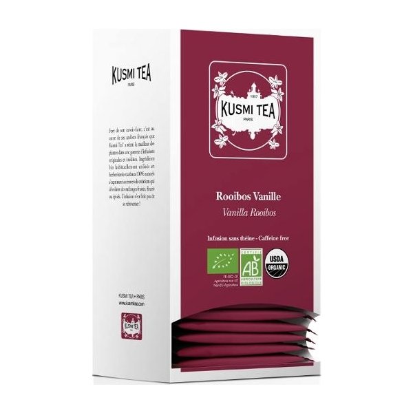 Te KUSMI Eko Vanilla Rooibos 25/fp