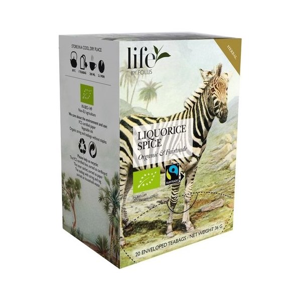 Te LIFE BY FOLLIS Lakrits kryddor 20/fp