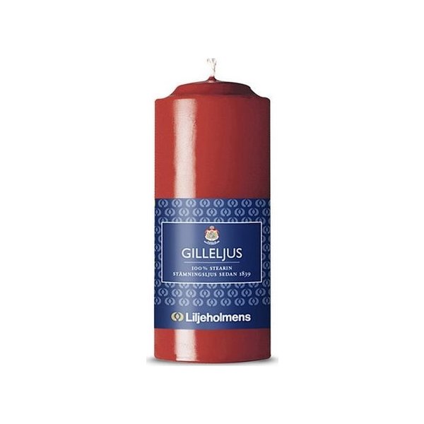 Gilleljus LILJEHOLMENS 12cm röd
