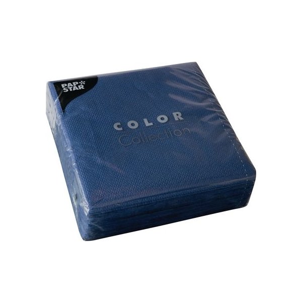 Servett 1-lags 33x33cm mörkblå 100/fp