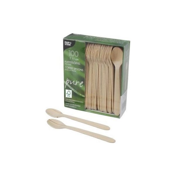 Bestick Kaffesked PURE FSC 11cm 100/fp