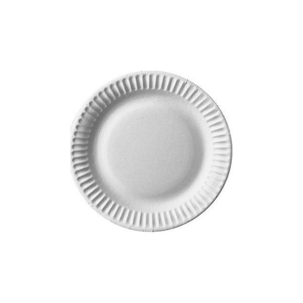 Tallrik PURE papper Ø150mm vit 100/fp