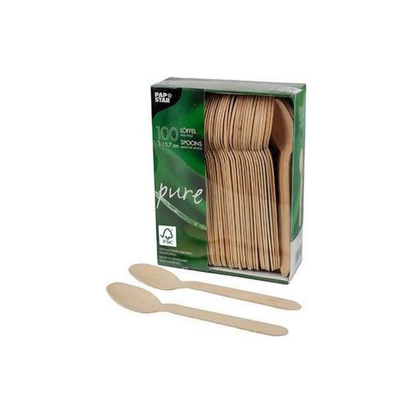 Bestick Sked PURE FSC 15,7cm 100/fp