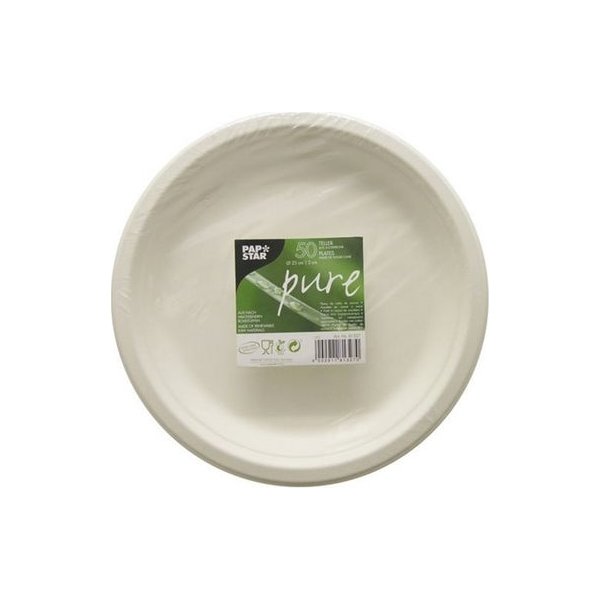 Tallrik PURE 23cm vit 50/fp