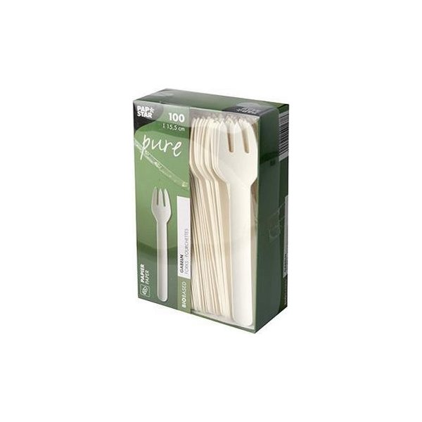 Bestick Gaffel PURE Papper 15,5cm 100/fp