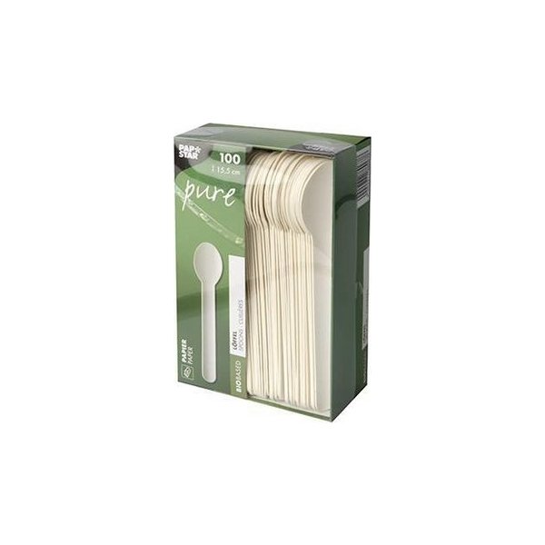 Bestick Sked PURE Papper 15,5cm 100/fp